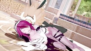 Hillachurl fucked Rosaria in a steamy Genshin scene