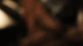 A busty woman brought home a huge cock and got fucked hard