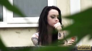 Pascal White dominates the pretty young Alessa Savage in a intense scene