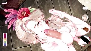 All sex scenes with West Sweety in a thrilling anime style