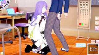 Hentai Game Koikatsu! ]Have sex with Big tits Moona Hoshinova in 3DCG erotic anime video