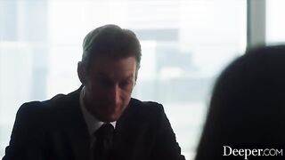 The queen of anal Emily is having intense sex with her stepson Seth