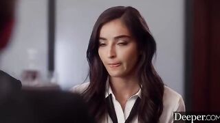 The queen of anal Emily is having intense sex with her stepson Seth