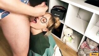 The dick sucking is done gently, not like bags