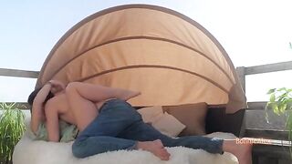 A couple enjoys intimate, passionate sex with no problems in their relationship