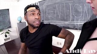 Rome Major bangs Andi Ray’s big tits over her desk