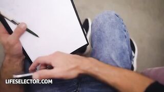 Sporty teen Veronica Leal gets fucked by casting agent