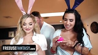 Two Easter Bunnies, Blake and Sandy, get fucked while preparing for the holiday