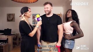 Josy Black, a famous ebony pornstar, fulfills the wildest fantasies of her fan
