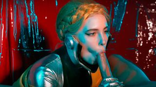 Atomic Heart! Threesome with ballerinas! Femdom. A spicy mix of latex and control