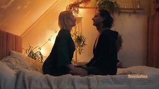 A couple has real, slow, and deep tantric sex at home
