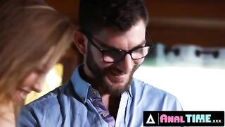 Hot Britney Amber fucks her friend’s husband in analtime scene