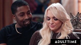 Kenna James gets her desires fulfilled in a steamy threesome with her husband and neighbor