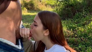 A guy fucked his stepsister in the park, right in public