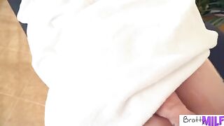 Rocky Emerson, a busty stepmom with tattoos, surprises her stepson