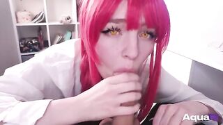 The kind Makima turned out to be, she fucked with Denji in a steamy session