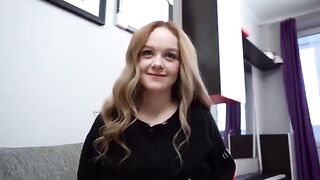 The stepsister lost at strip game and had a deep blowjob with cum in mouth