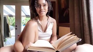 Nerdy little stepsister tries sex for the first time with her stepbro - Family Therapy - Alex Adams