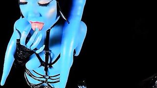 Alien Twi'lek gets trained as a sex worker in this parody