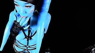 Alien Twi'lek gets trained as a sex worker in this parody