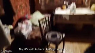 A pick-up guy fucked a whore in an abandoned house, classic stuff