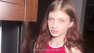 A student gets fucked hard by her stepdad in a taboo roleplay scene