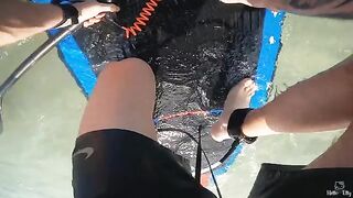 I met a cute girl on the beach and fucked her there