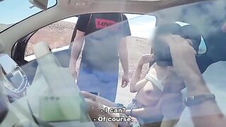 Stranger jerks me off and then goes away in the street