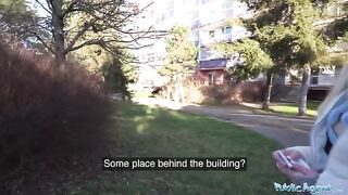 German blonde MILF found a job as a model through Public Agent’s camcorder trick
