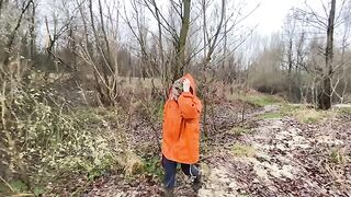 I received a massive dick while walking by the river, it was intense
