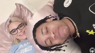 Fat PAWG Rharri Rhound smokes and fucks with her roommate Lil D
