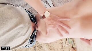 Sexual girl knows how to please her partner in a special way