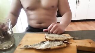 The stepfather fucked his stepdaughter after she came back from school
