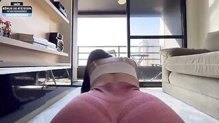 My sexy personal trainer ripped my pants and fucked me hard