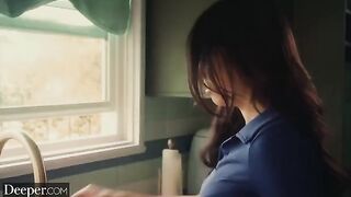 A college girl seduces her gentle tutor in a steamy encounter
