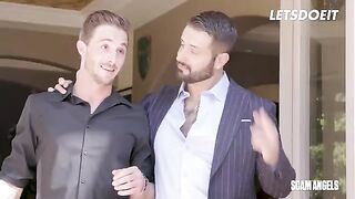 Two extra-hot MILFs are getting banged by a lucky American football star