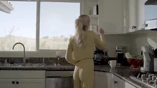 A cheating blonde babe gets her pussy smashed hard by a huge dick