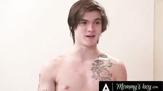 Pervert stepson Crystal Rush’s big ass with his huge cock in this hot vid