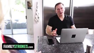 Step dad seduces his step daughter Chloe Rose every day before and after school