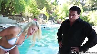 My wife's friend Britney Amber is so hot, she can deepthroat like a pro