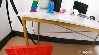 Keira Heart, a popular camgirl known for her petite frame and small tits, spreads her legs in stunning 4K POV