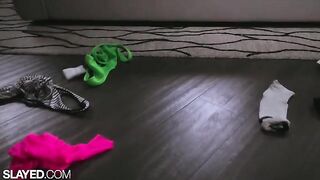 Fit hotties Vanna and Alexis enjoy passionate lesbian sex with toys in a steamy SLAYED scene