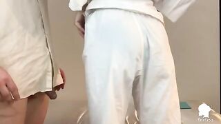 The nurse visits the patient with erectile dysfunction problems