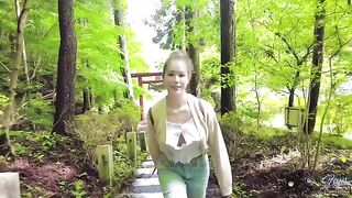 A crazy hike and sex session in the rain