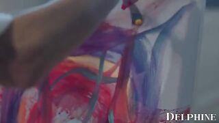 Art teacher Silvia Saige seduces her student with a bold method