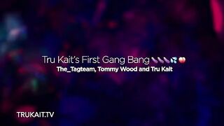 First gangbang for sexy Latina Tru Kait