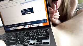 Man ripped panties of a cute girl and went down to business
