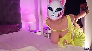 I was invited by the anime girl to her house but I got fucked