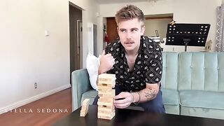Two hot guys fucked two girlfriends on the bed of one of them