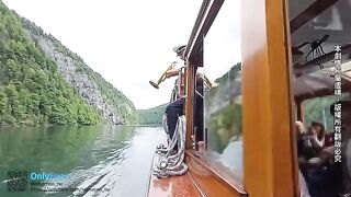 A young reporter met a hot babe in Germany and fucked her hard